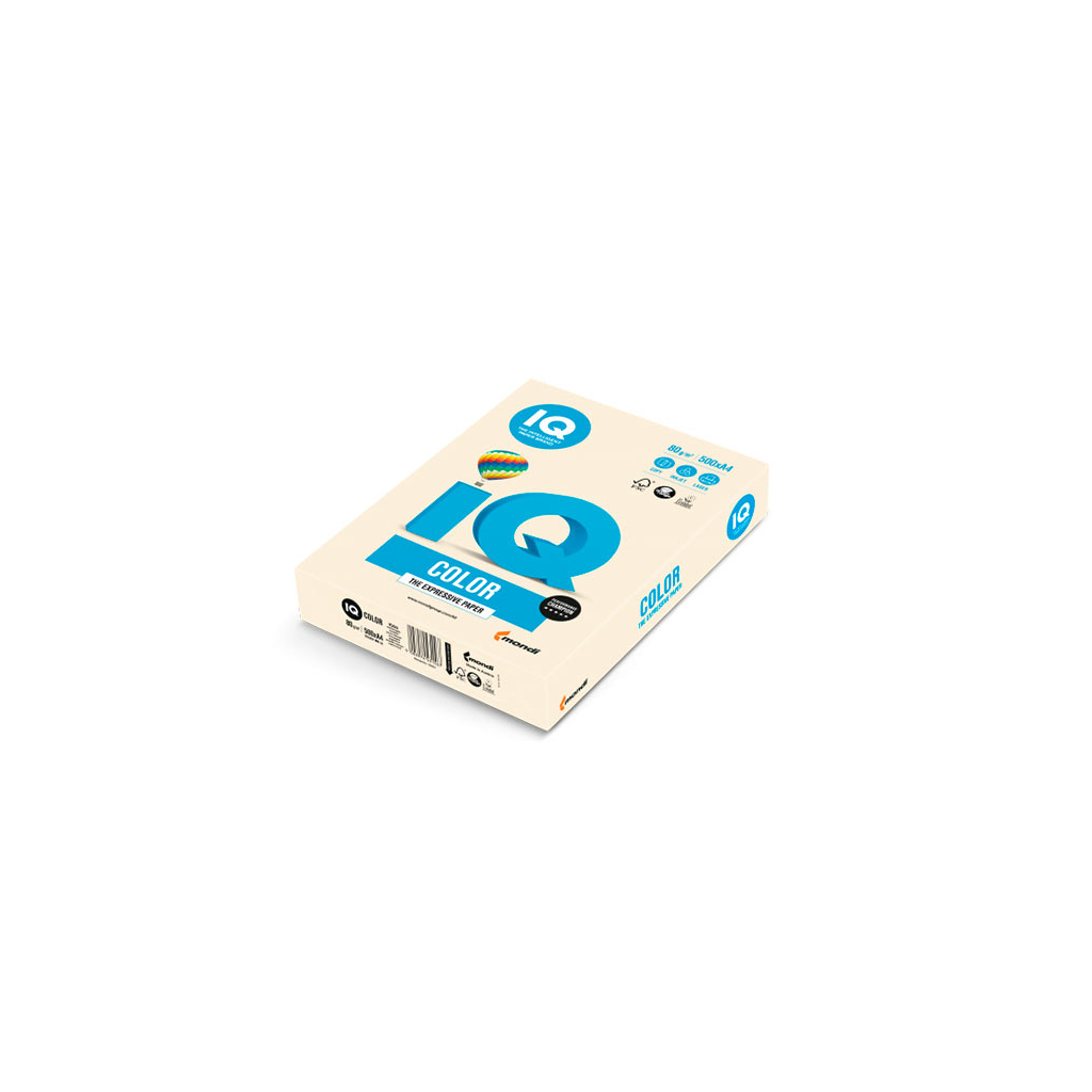 Папір Color А4 160г/м2 250с, Ivory IQ (EB26/A4/160/IQ)