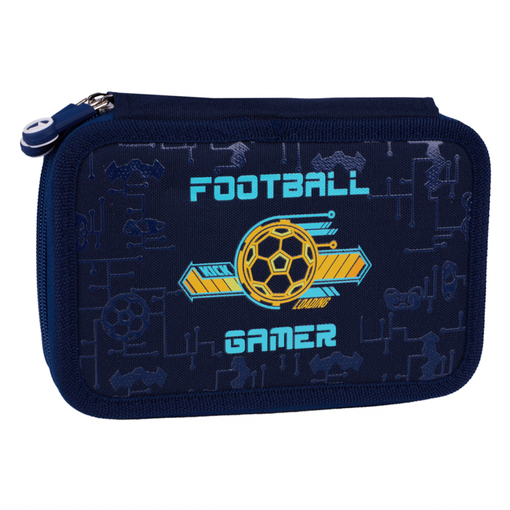 Пенал Yes Football Gamer HP-01 твердий подвійний (533642)