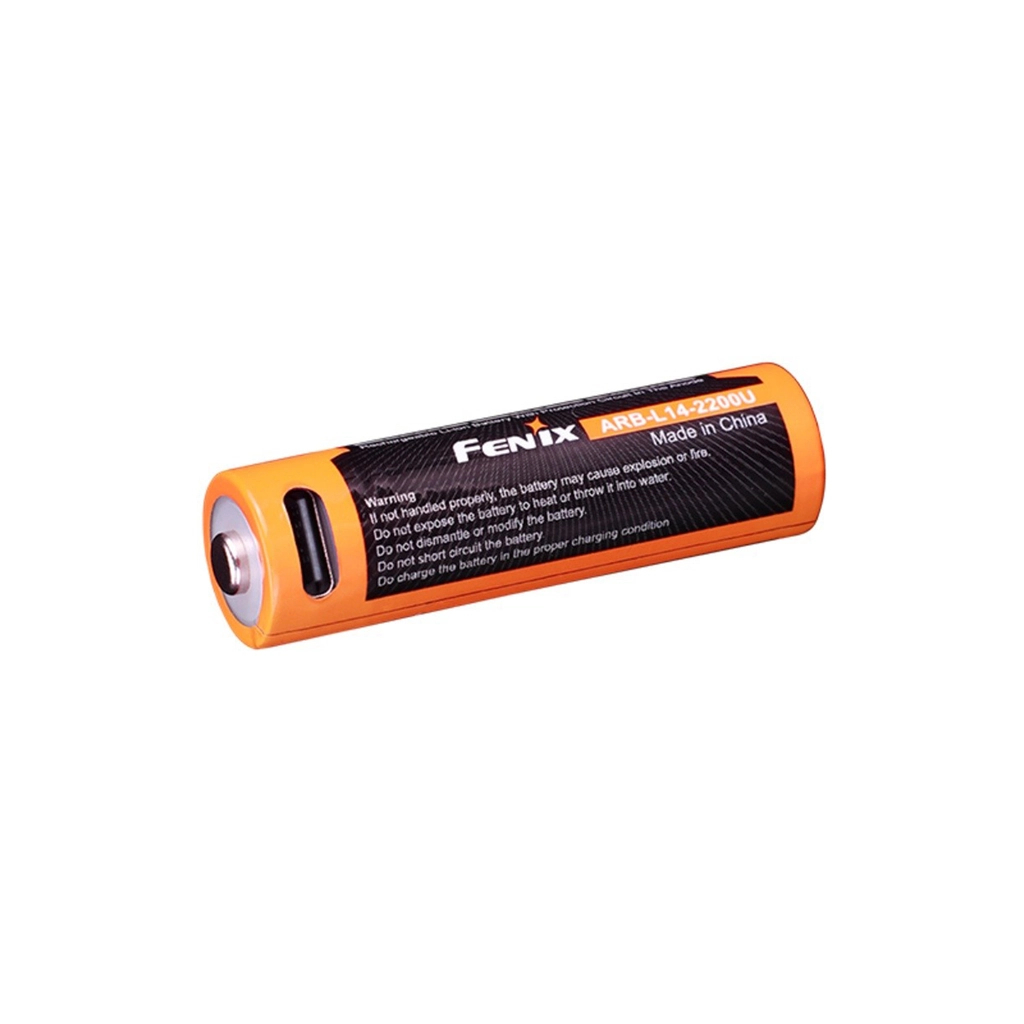 Акумулятор Fenix 14500 2200 мАг Type-C (ARB-L14-2200U)