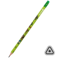 Kite Ninja Turtles graphite pencil three-sided, with eraser, HB (NT25-046)