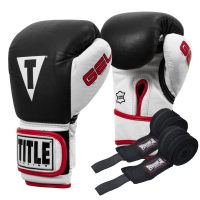 Боксерські рукавички Title Boxing Gel World Black XL 16oz (GTWBG X BK)