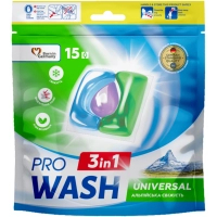 Capsules for washing Pro Wash Universal Alpine freshness 15 pcs. (4823128002222)