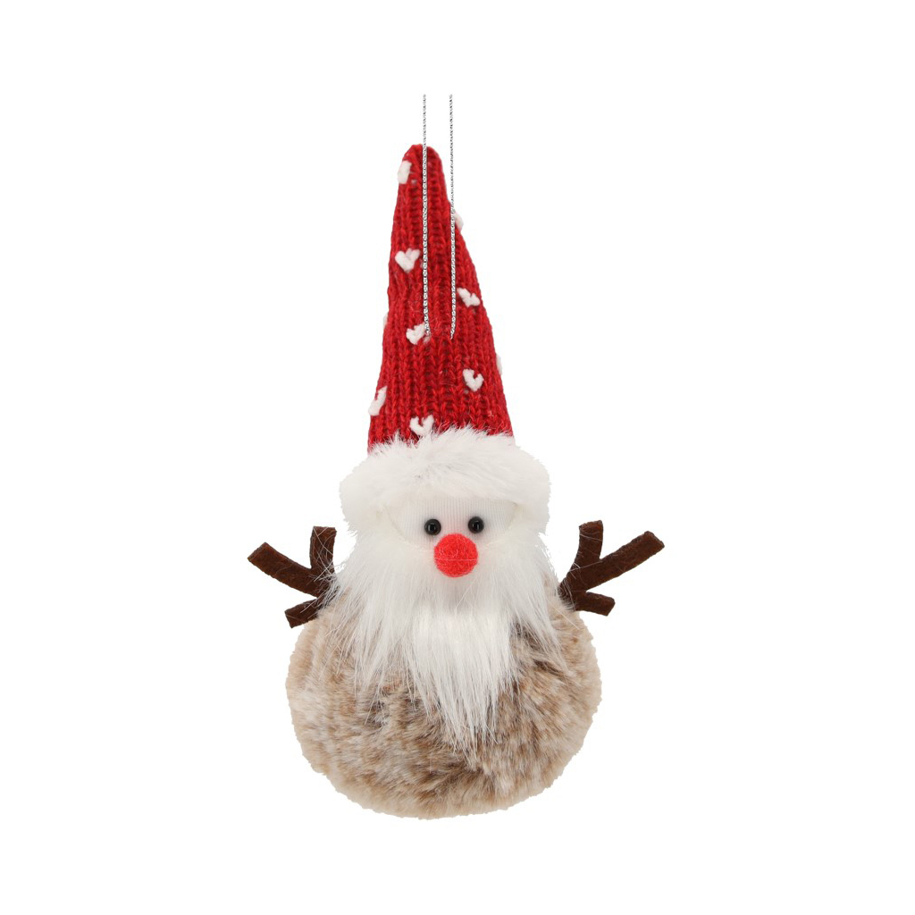 Ялинкова іграшка Chomik Санта, ведмедик, сніговик 10х12 см (5900779900561_2) Ялинкова іграшка Chomik Санта, ведмедик, сніговик 10х12 см (5900779900561_2)