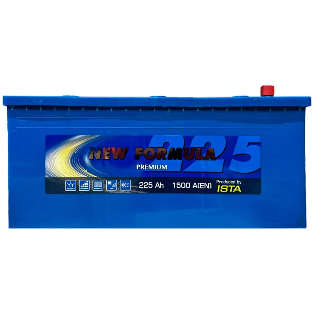 Акумулятор автомобільний NEW FORMULA PREMIUM 225Ah бокова(+/-) (1500EN) (7252302802) Акумулятор автомобільний NEW FORMULA PREMIUM 225Ah бокова(+/-) (1500EN) (7252302802)