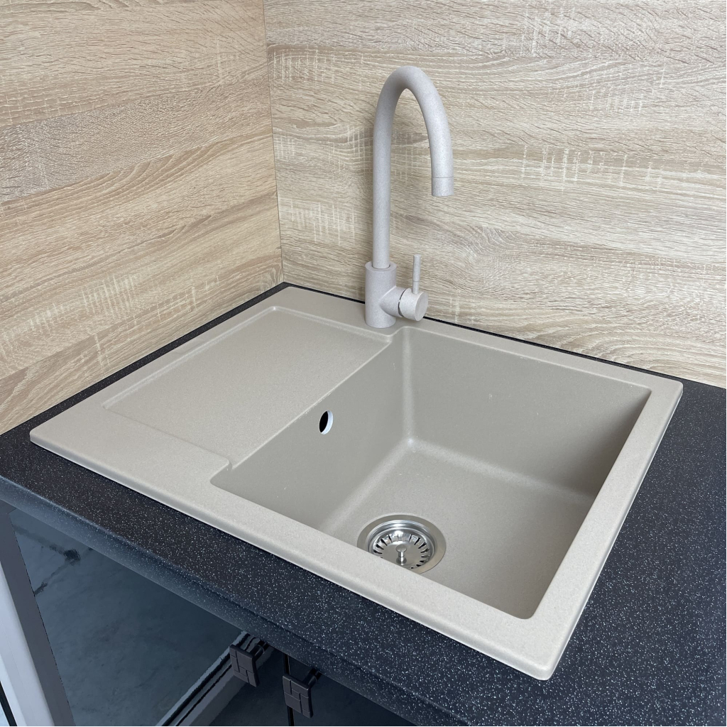 Мийка кухонна Adamant Minimal Сахара + змішувач + дозатор (1824296902302)