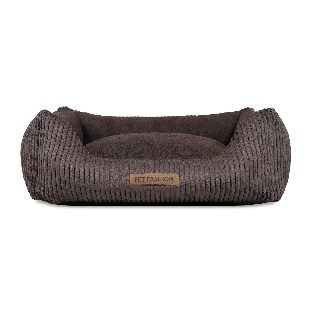 Лежак для тварин Pet Fashion DEVID 62х50х19 см шоколадний (4823082444502) Лежак для тварин Pet Fashion DEVID 62х50х19 см шоколадний (4823082444502)