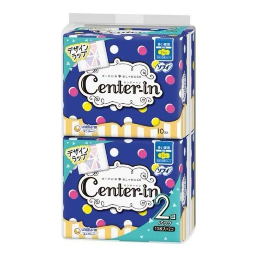 Гігієнічні прокладки Unicharm Center-In Soft and Fluffy Night Use 20 шт (4903111368150)