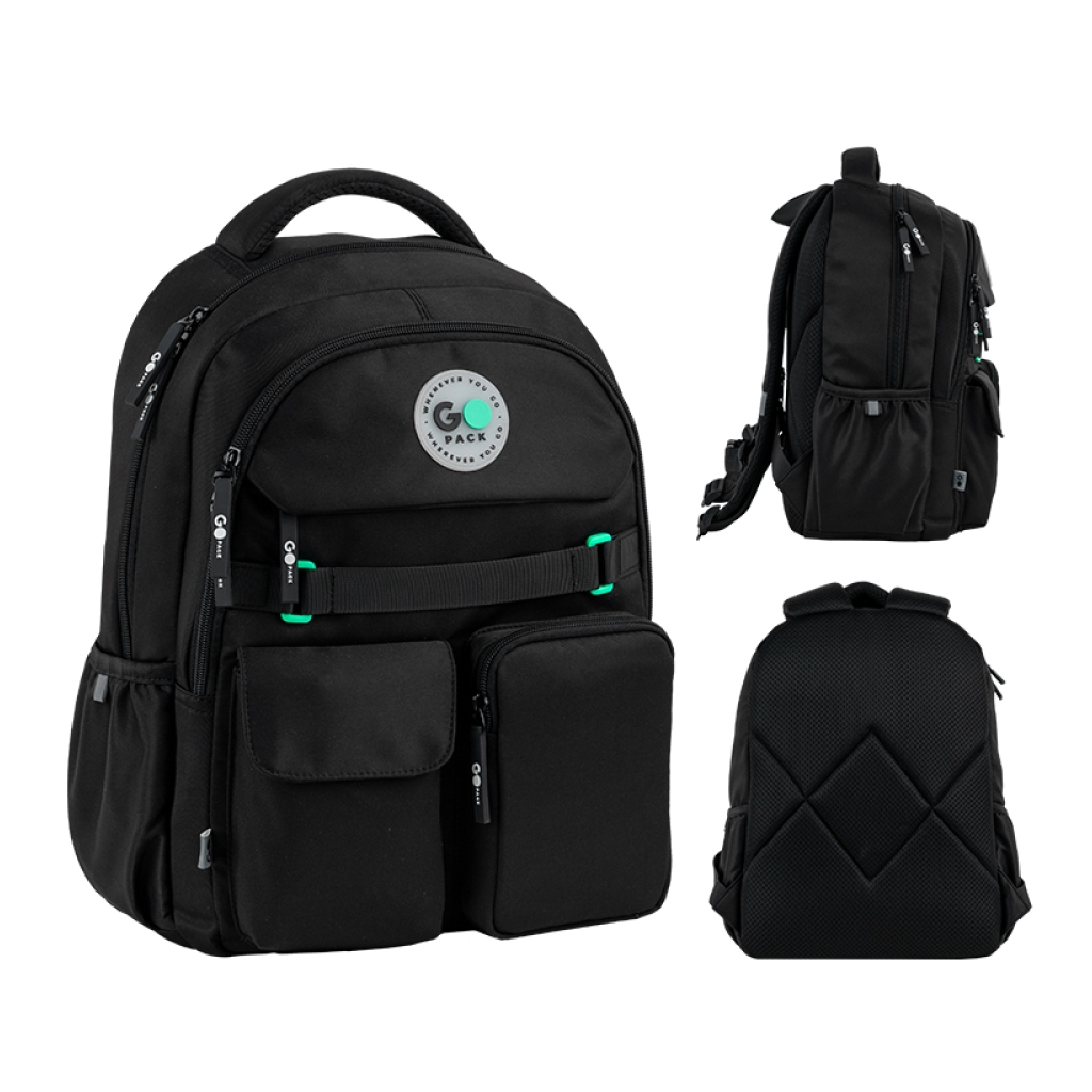 Рюкзак шкільний GoPack Education 183 чорний (GO26-183M-3)