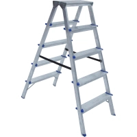 ELKOP stepladder 5 steps. top step 1.18 m, two-sided (DHR405)