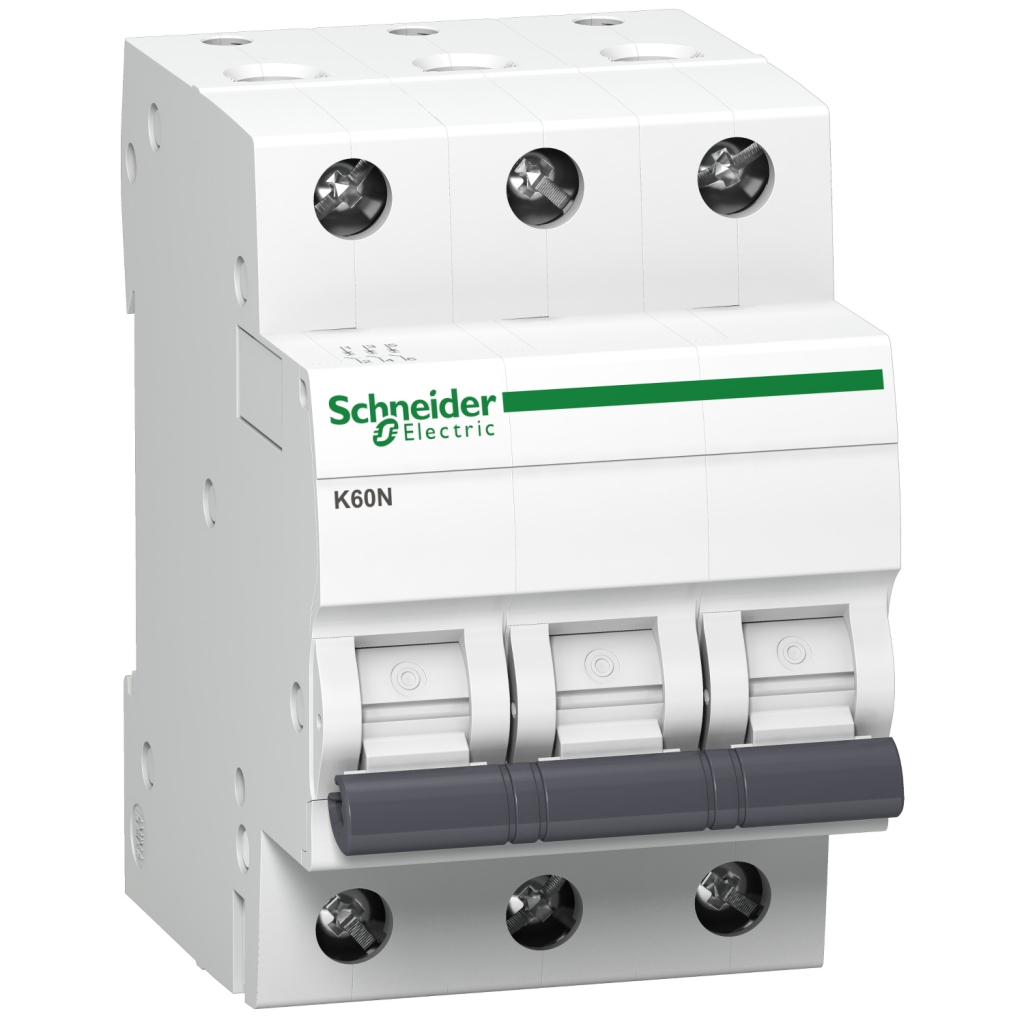 Автоматичний вимикач Schneider Electric Acti9 K60N, 3P, 10A, B, 6кA (A9K01310)