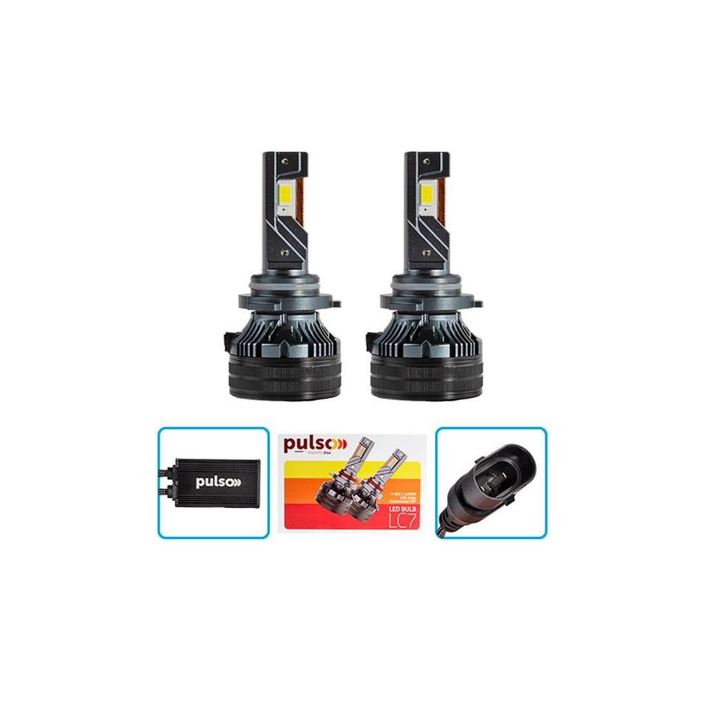 Автолампа PULSO LED-chips Customized CSP/9-30V/2*85W/20000Lm/6000k (LC7-HB4)
