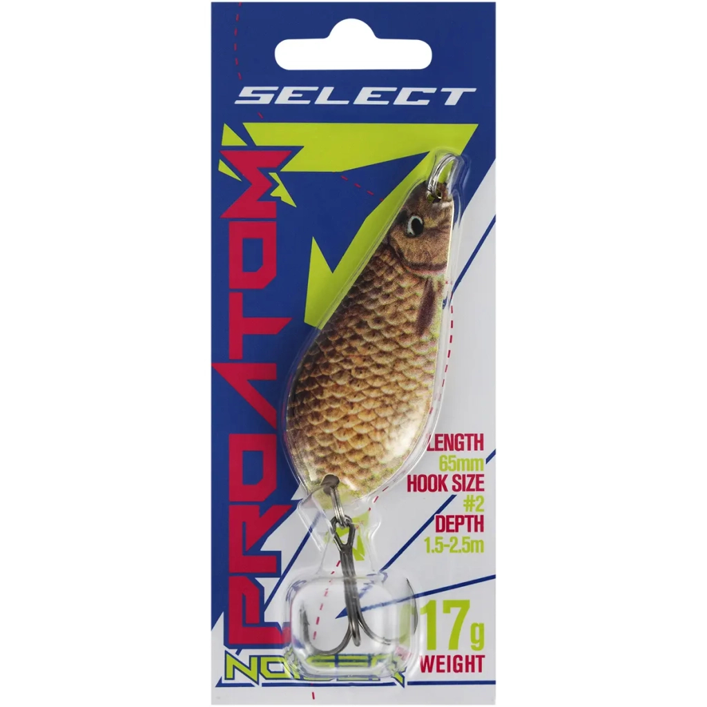 Блешня Select ProAtom Noiser 17.0g 65mm S50 (1870.79.02) Блешня Select ProAtom Noiser 17.0g 65mm S50 (1870.79.02)