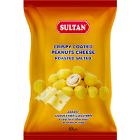 Nuts Sultan Roasted salted peanuts in a crispy shell with the taste of cheese 60 g (slt.50434)
