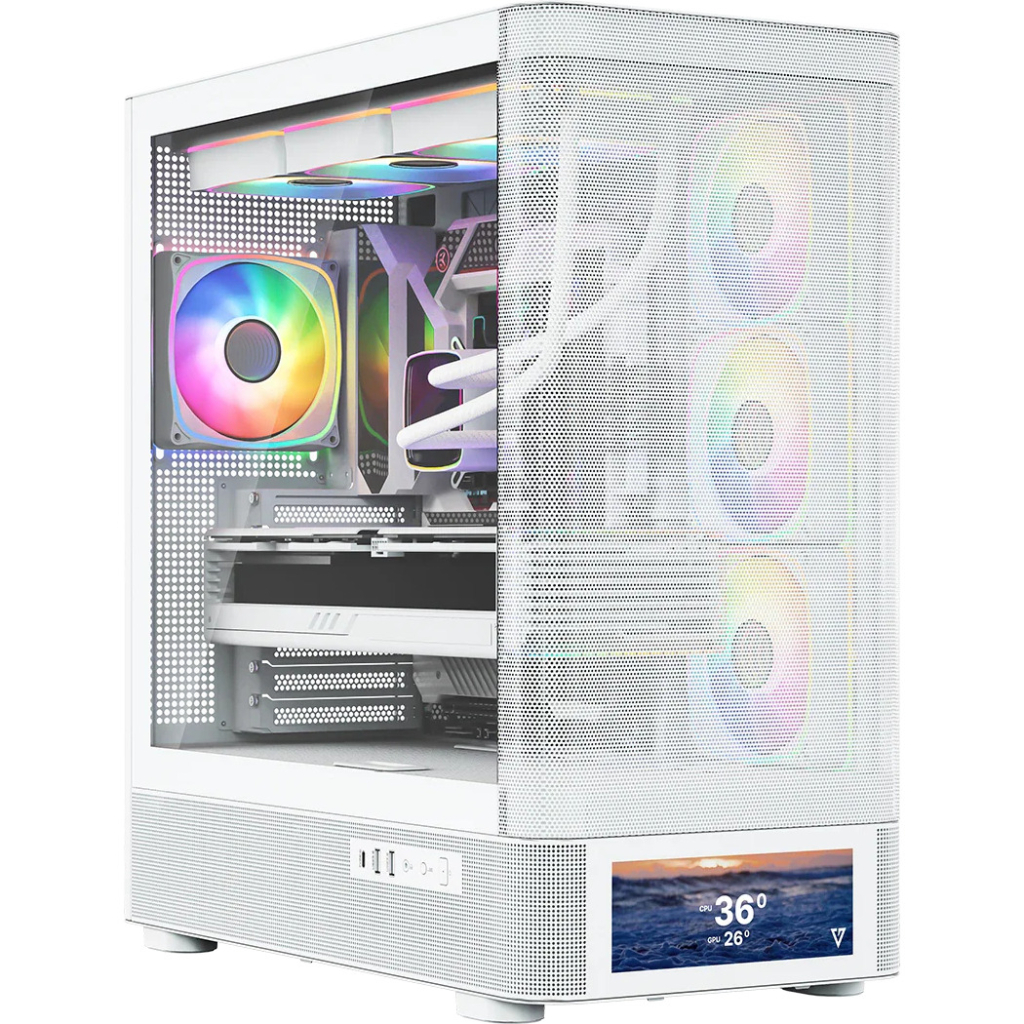 Корпус для ПК Modecom VOLCANO AQ500 ARGB LCD 6,2 (MC-A-AQ500-4FA-W) Корпус для ПК Modecom VOLCANO AQ500 ARGB LCD 6,2 (MC-A-AQ500-4FA-W)