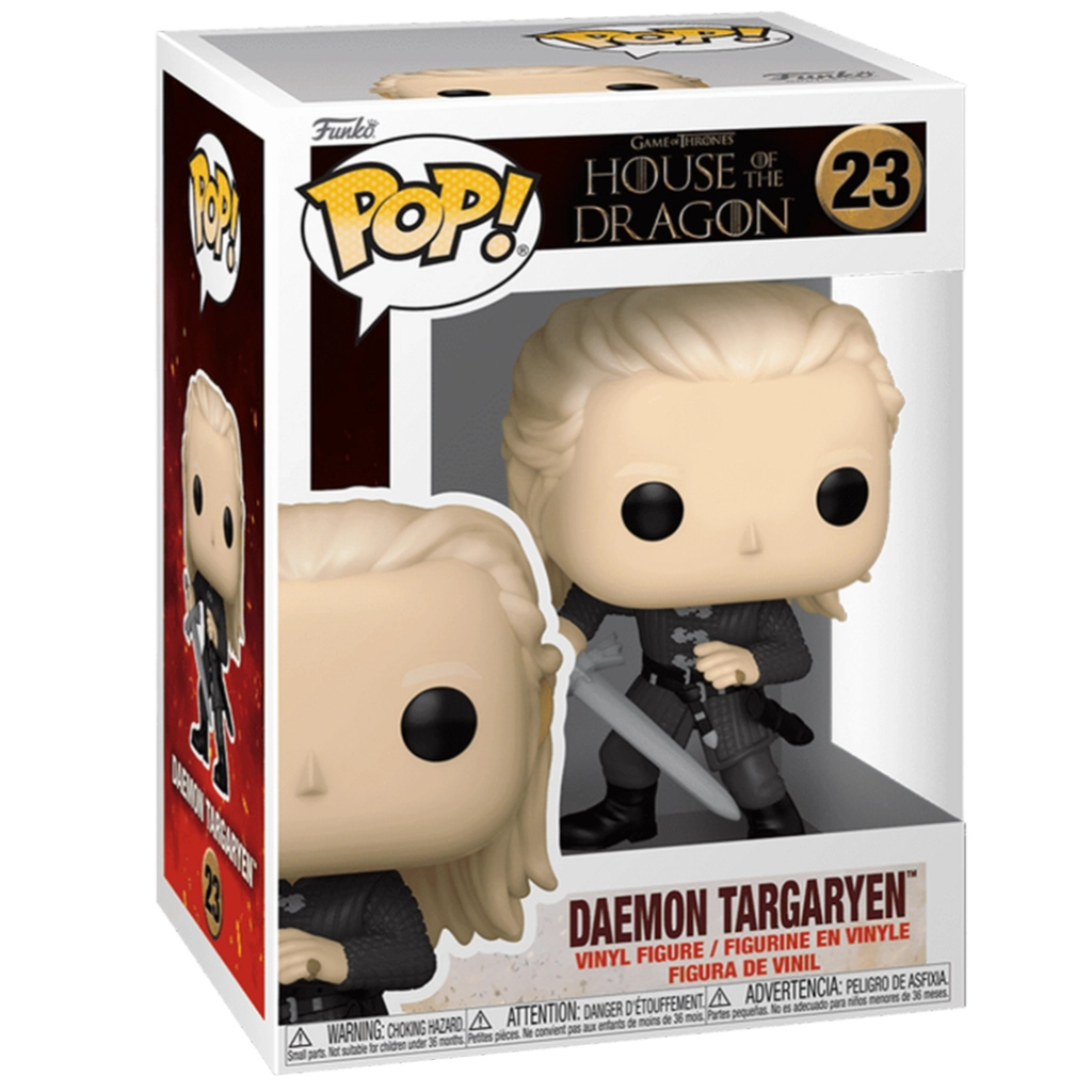 Фігурка Funko Pop серії Дім Дракона S4 - Деймон Тарґарієн з мечем (83464) Фігурка Funko Pop серії Дім Дракона S4 - Деймон Тарґарієн з мечем (83464)