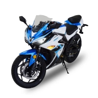 Electric scooter TV6 mid-drive FST 3000W 72V 60Ah white & blue (291186)