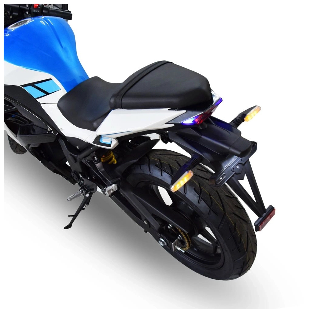 Електроскутер TV6 mid-drive FST 3000W 72V 60Ah white & blue (291186) Електроскутер TV6 mid-drive FST 3000W 72V 60Ah white & blue (291186)