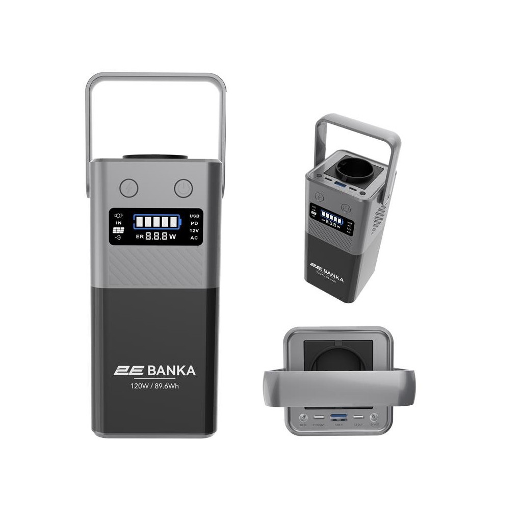 Зарядна станція 2E BANKA 120W 89.6Wh (2E-PPS01009)