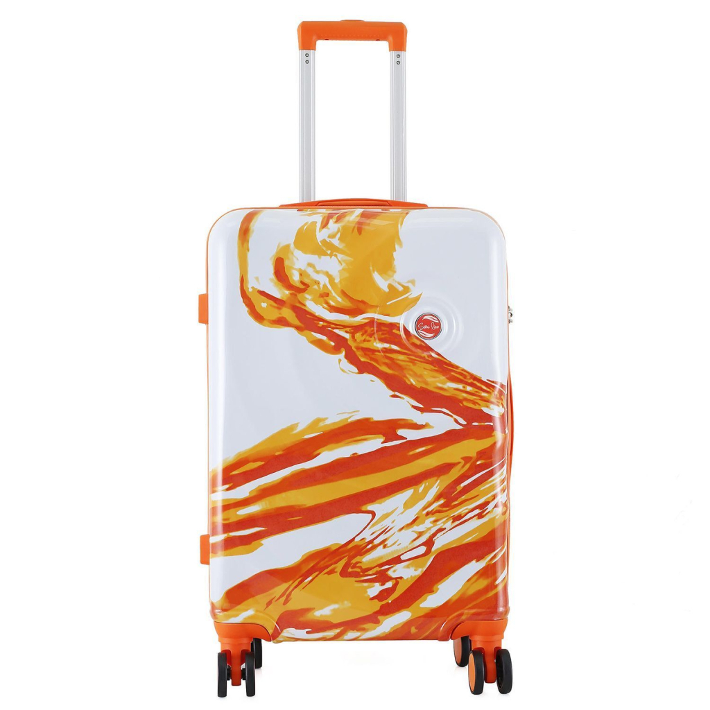 Валіза Semi Line 24" (M) White/Orange Print (T5655-2) (DAS303817) Валіза Semi Line 24" (M) White/Orange Print (T5655-2) (DAS303817)