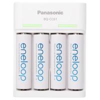 Зарядний пристрій для акумуляторів Panasonic Basic USB Charger+eneloop 4AA 1900 mAh (K-KJ61MCC40USB)