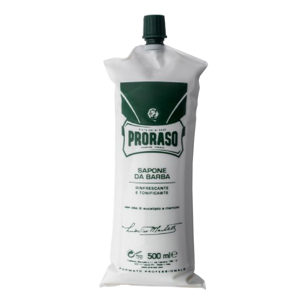 Крем для гоління Proraso з екстрактом евкаліпта та ментолом 500 мл (8004395001156/8004395006151)