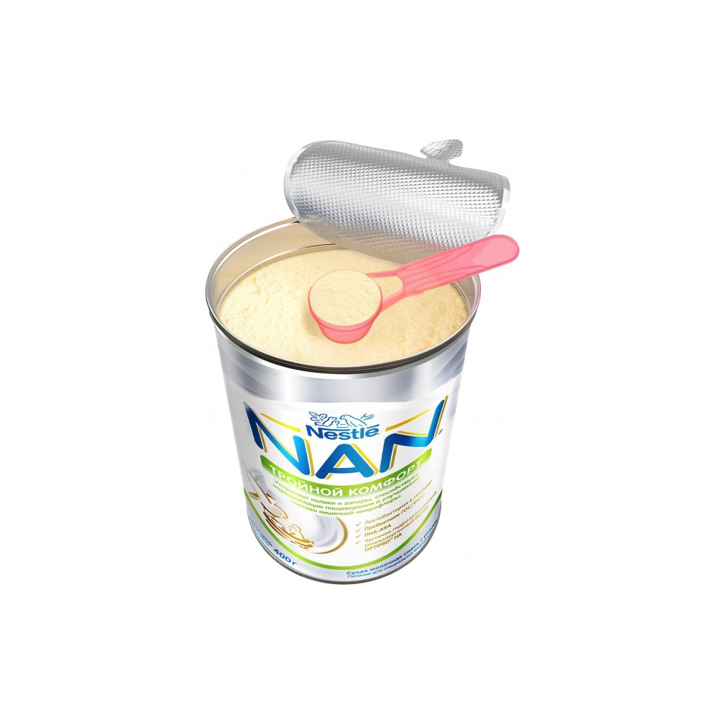 Дитяча суміш Nestle NAN Потрійний комфорт з народження, 400 г (7613035351462)