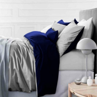 Bed linen MirSon Satin Morning Sea 0001+4052 143х210 - One and a half (2200000687074)