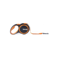 Повідець для собак AnimAll S до 15 кг 3 м (жовтогарячо-чорний) (2000981099176)