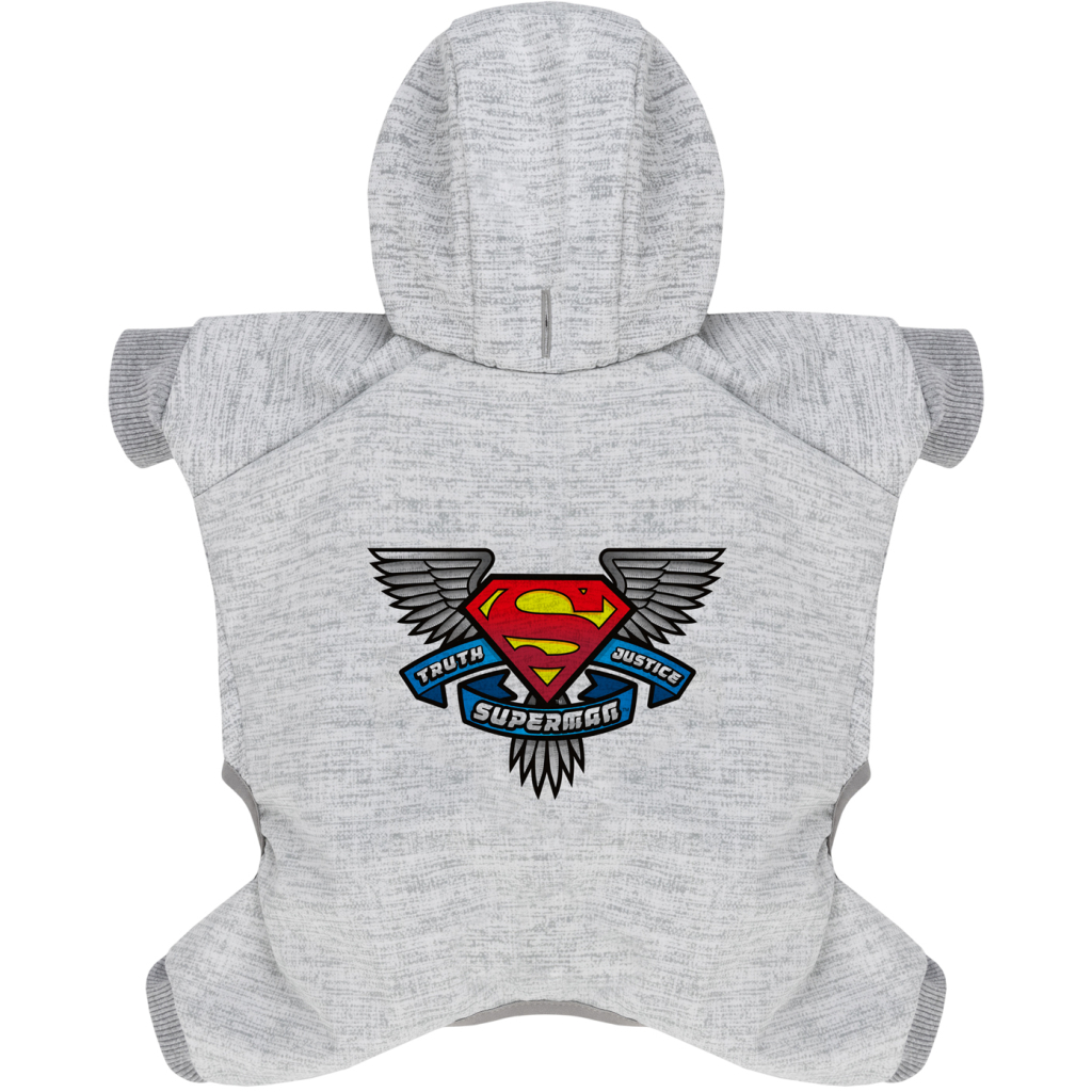 Комбінезон для тварин Collar WAUDOG Clothes "Супермен, правда, справедливість" XS30 B 36-40 см, С 24-27 см (303-1021)