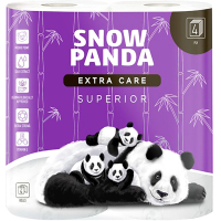 Toilet paper Snow Panda Extra Care Superior 4 layers 4 rolls (4820183970626)