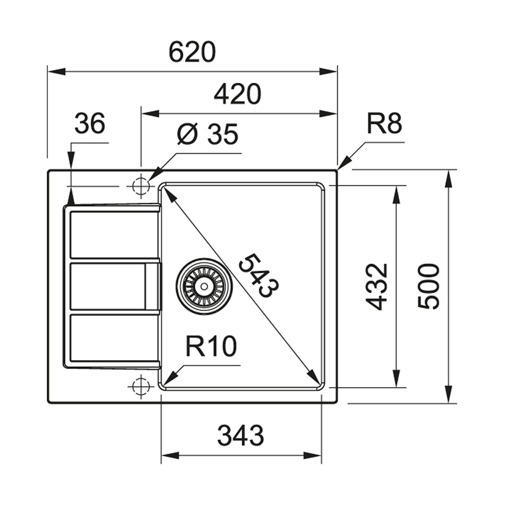 Мийка кухонна Franke 143.0627.383 Мийка кухонна Franke 143.0627.383