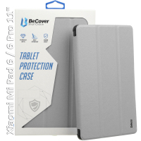 Чохол до планшета BeCover Tri Fold Soft TPU Silicone Xiaomi Mi Pad 6 / 6 Pro 11" Gray (709672)