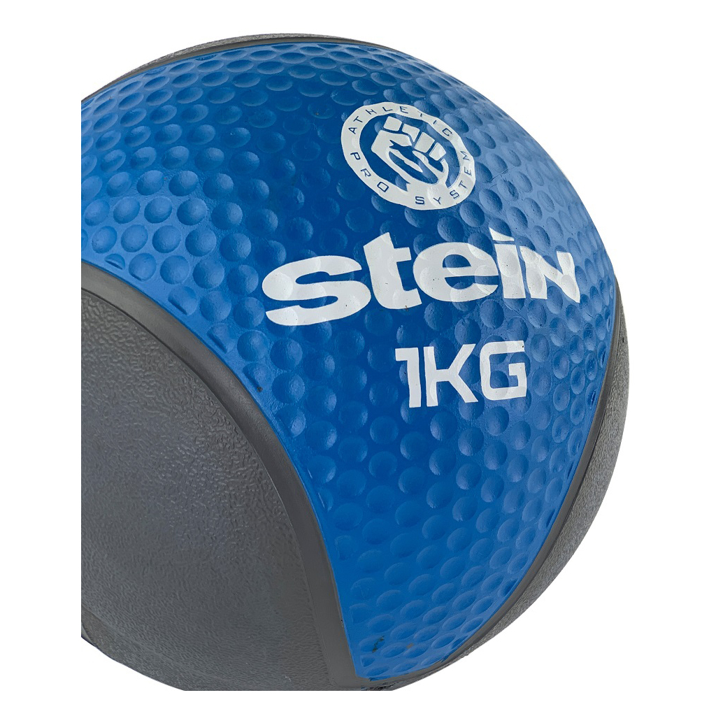 Медбол Stein Чорно-синій 1 кг (LMB-8017-1)