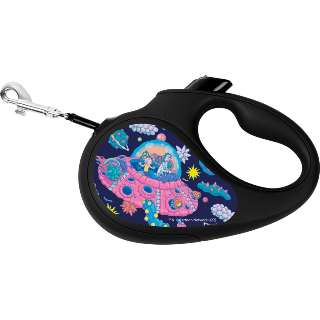 Повідець для собак WAUDOG R-leash "Рік та Морті 1" M до 25 кг 5 м чорний (8125-0280-01) Повідець для собак WAUDOG R-leash "Рік та Морті 1" M до 25 кг 5 м чорний (8125-0280-01)