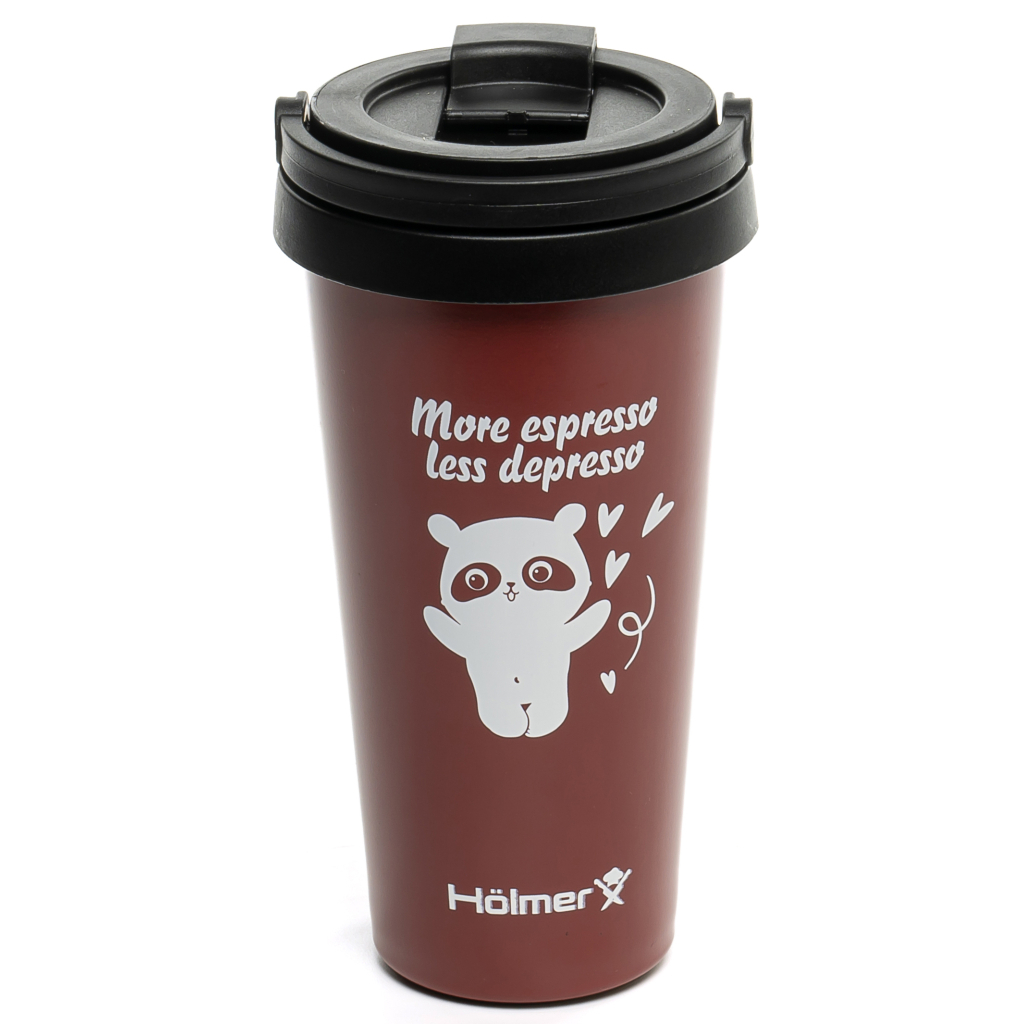 Термокружка Hölmer Coffee Time Брунатна (TC-0500-DR Coffee Time)