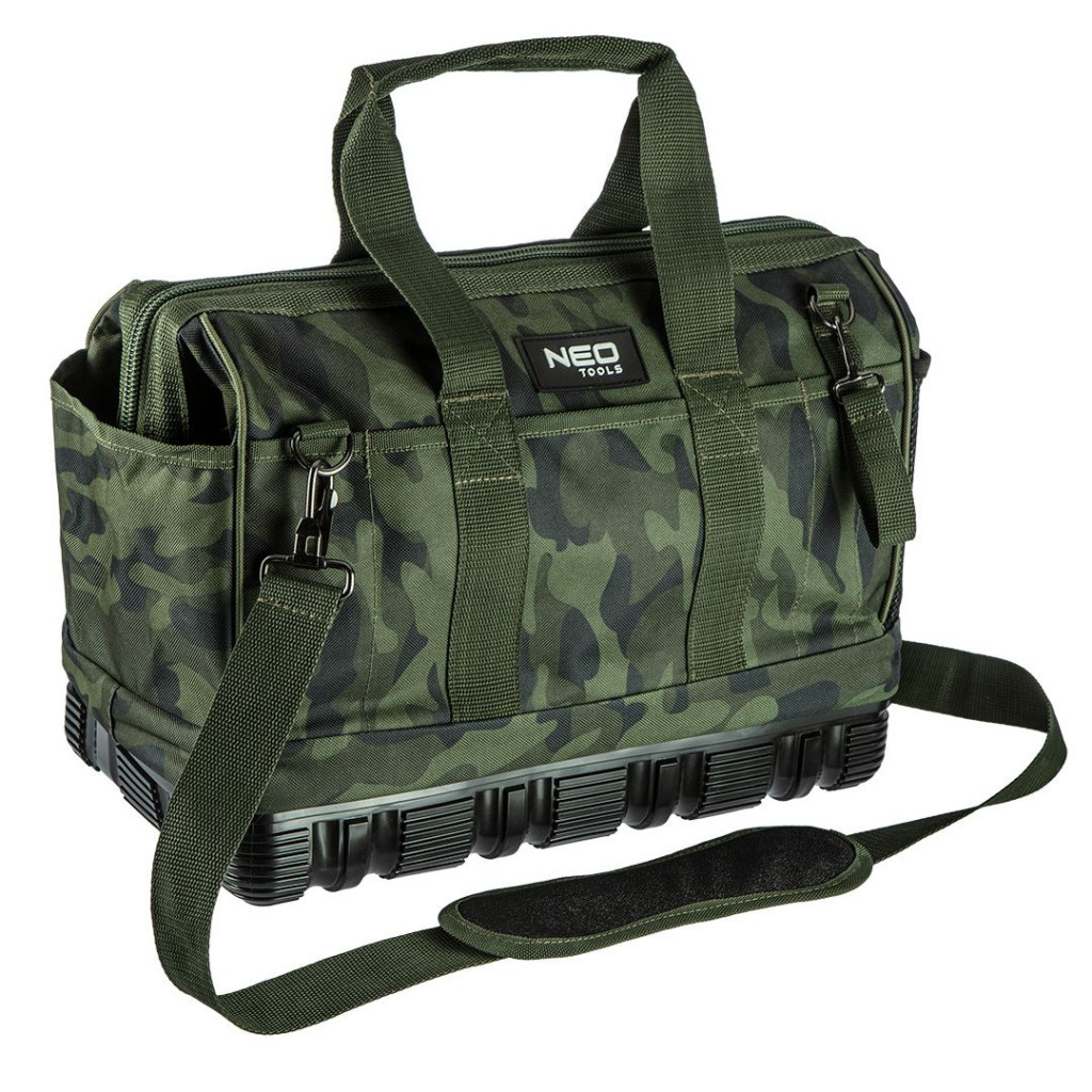 Сумка для інструмента Neo Tools Camo, 40x22x33см, нейлон 600D, посилена, камуфляж (84-322)