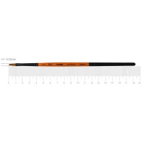 Brush for drawing Rosa Synthetic oval, FLAME 1368FR, No. 00 (4823098534761)