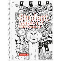 Brunnen notebook College pad A4 Premium line 80 sheets Zenart Lama (10-674 27 02)