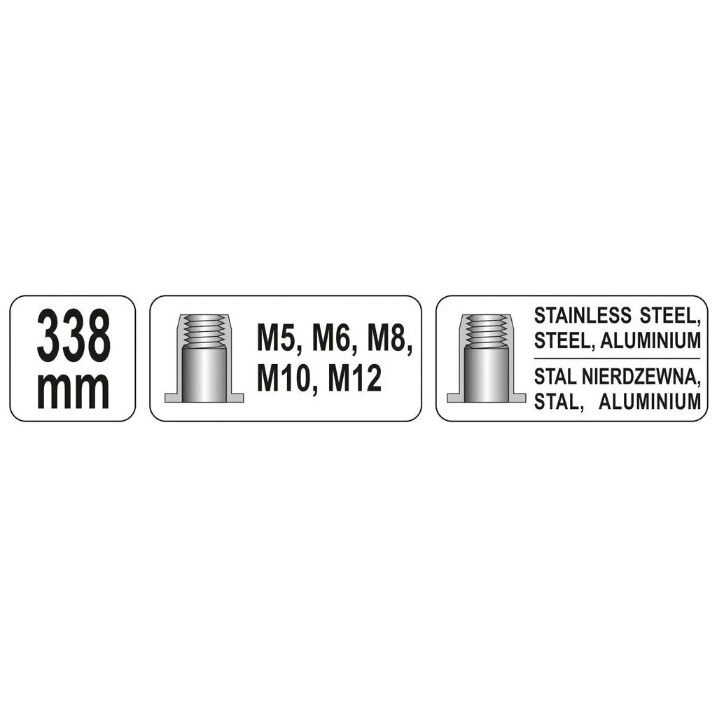 Заклепувальник Yato YT-36119