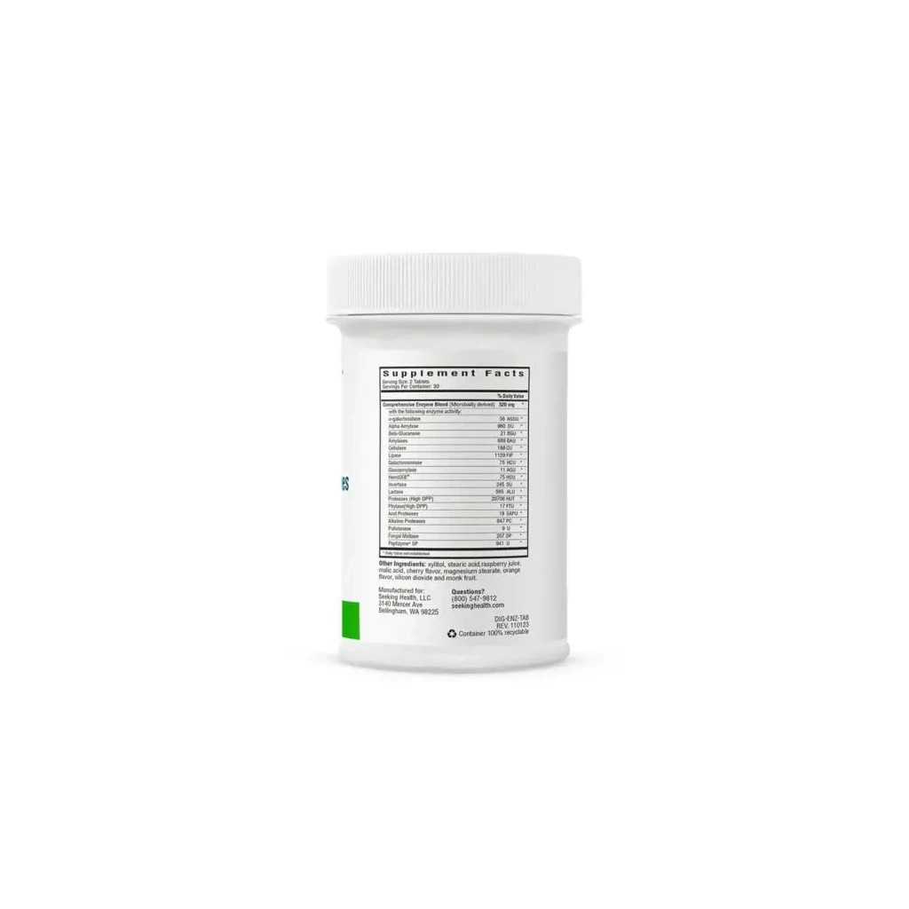 Вітамінно-мінеральний комплекс Seeking Health Травні ферменти, Digestive Enzymes, 60 жувальних та (SKH-52184)