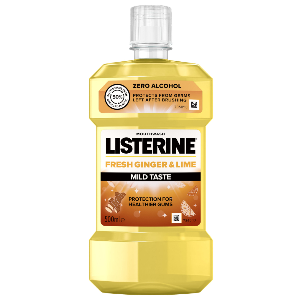 Ополіскувач для порожнини рота Listerine Свіжість імбиру та лайму 500 мл (3574661562056)