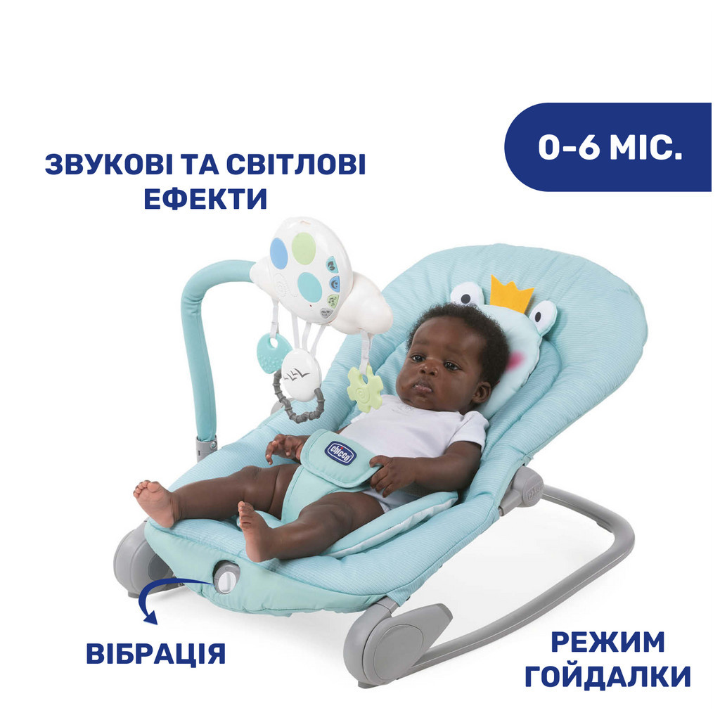 Крісло-гойдалка Chicco Balloon бірюзове (79652.60)