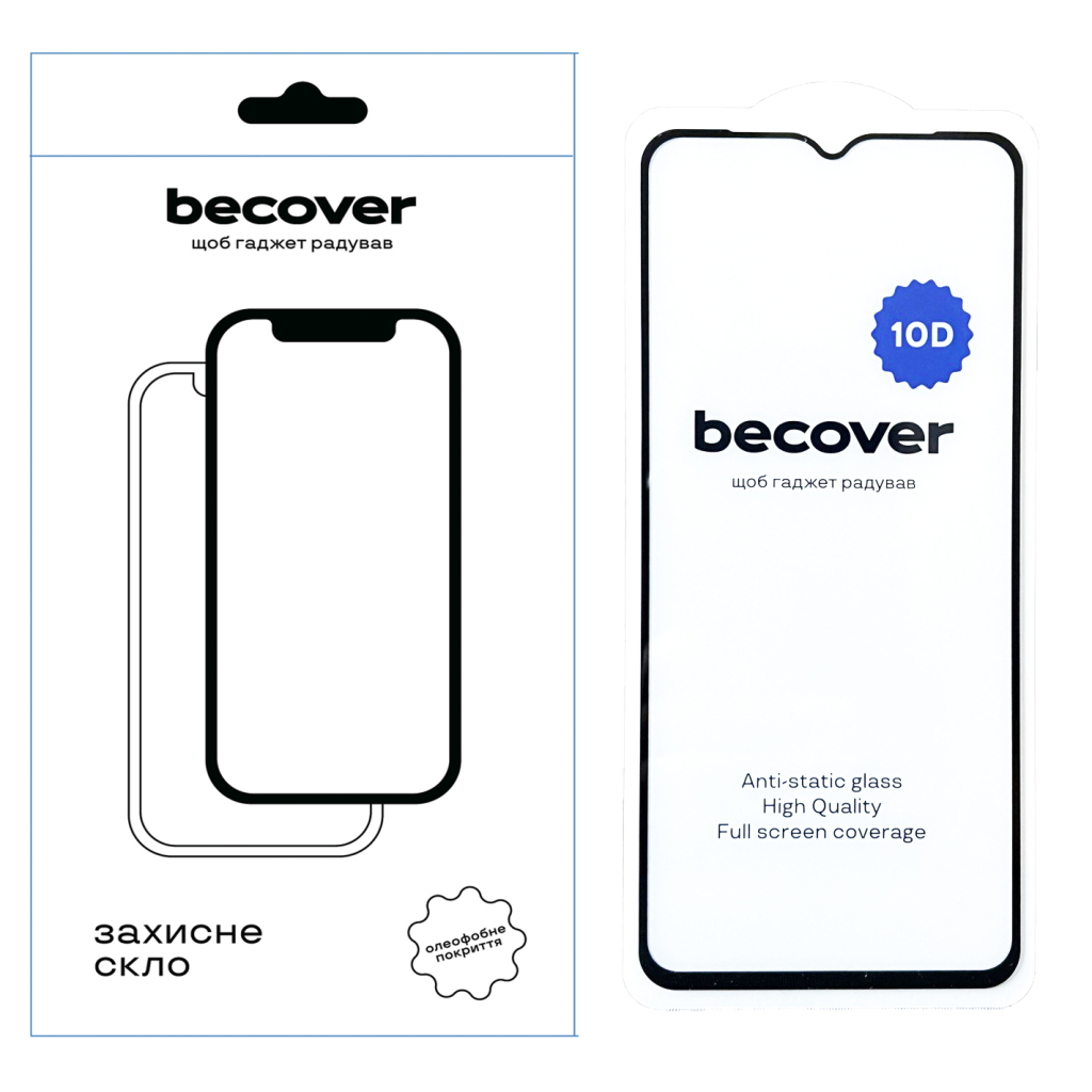 Скло захисне BeCover Honor X6a 10D Black (711333)