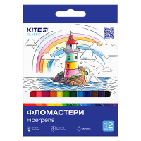 Фломастери Kite Classic 12 кольорів (K-447)