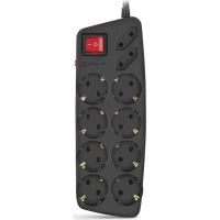 Network power filter REAL-EL REAL-EL RS-10 Protect, 3m, black (EL122300039)