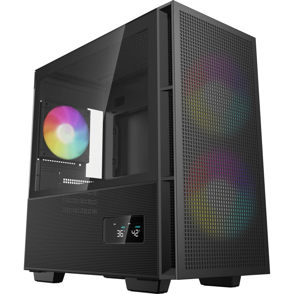 Корпус для ПК Deepcool CH360 Digital Black (R-CH360-BKAPE3D-G-1)