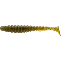 Силікон рибальський FishUP U-Shad 4" 074 - Green Pumpkin Seed (8шт/уп) (1862.03.16)