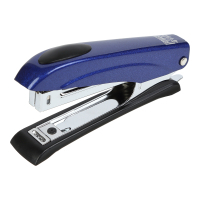 Buromax metal MINI stapler, 12 sheets, (staples #10), 110 x 25 x 45 mm, blue (BM.4150-02)
