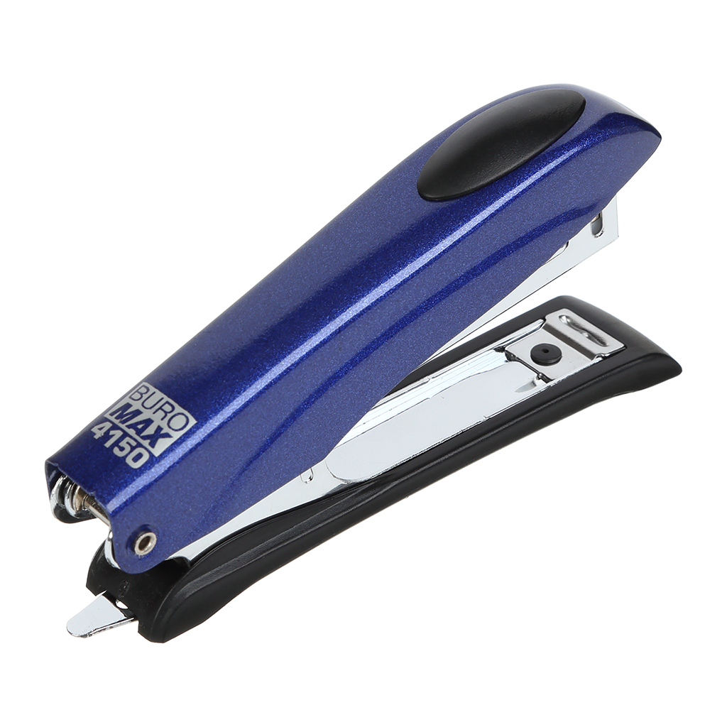 Степлер Buromax металевий МІНІ, 12 аркушів, (скоби №10), 110 х 25 х 45 мм, синій (BM.4150-02) Степлер Buromax металевий МІНІ, 12 аркушів, (скоби №10), 110 х 25 х 45 мм, синій (BM.4150-02)