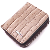 Wallet Karya Made of genuine leather Beige (21413)